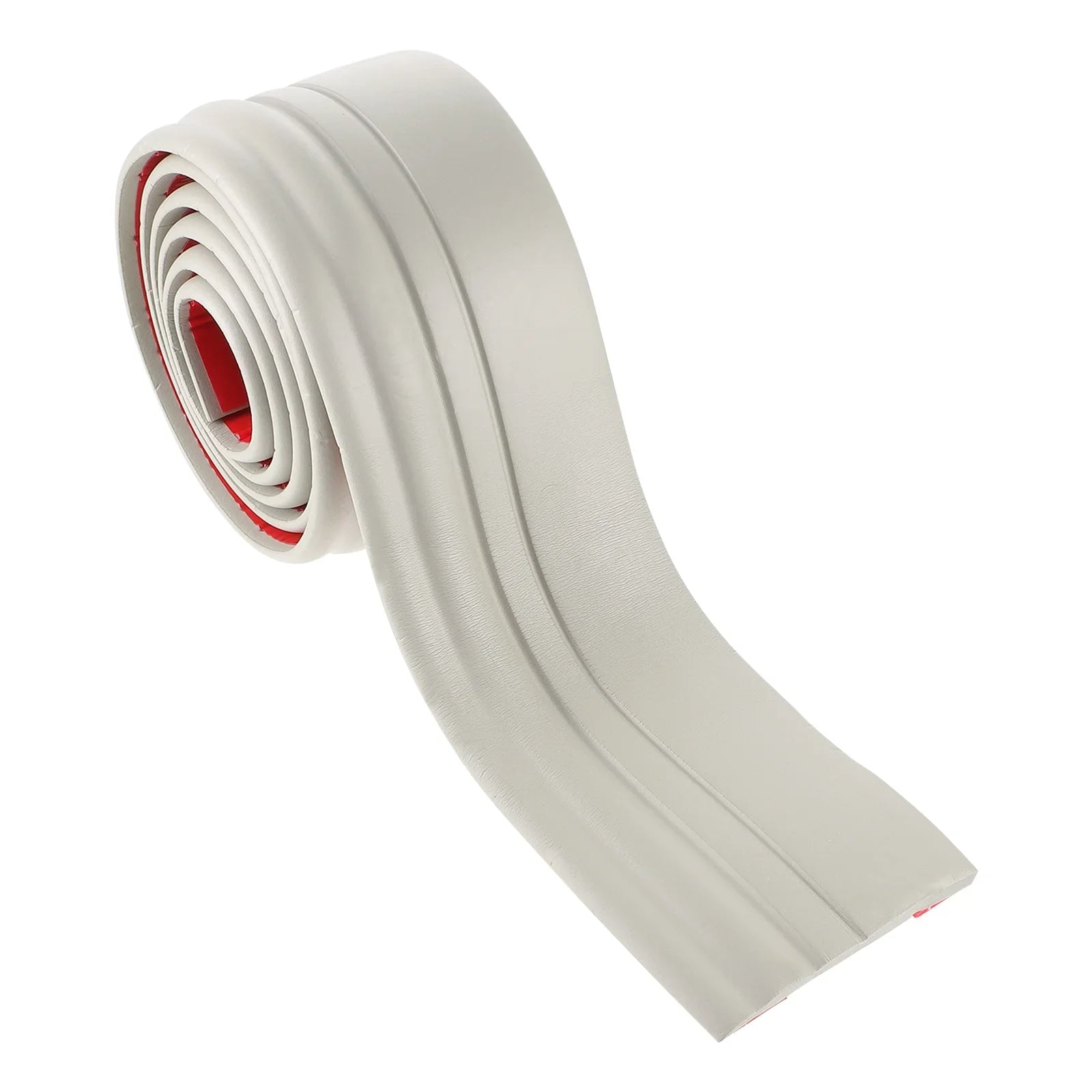 1 Roll Peel and Stick Baseboard Flexible Adhesive Wall Base Molding Trim 2 Meters