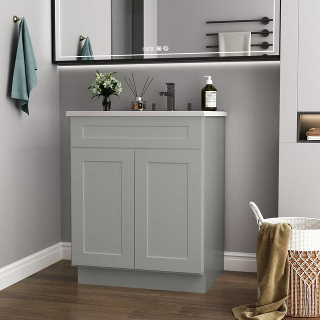 Grey Plywood Cabinet
