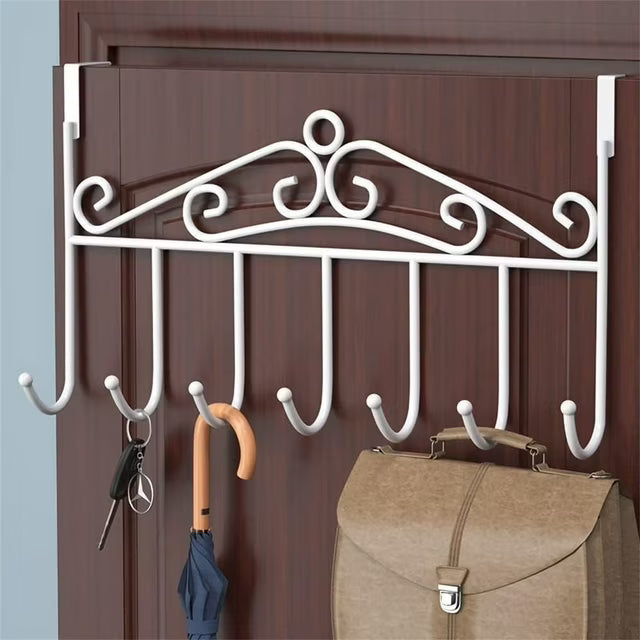 Over The Door Hooks,Over The Door Hanger for Hanging,Over Door Towel Rack Coat Rack Hanger Hooks
