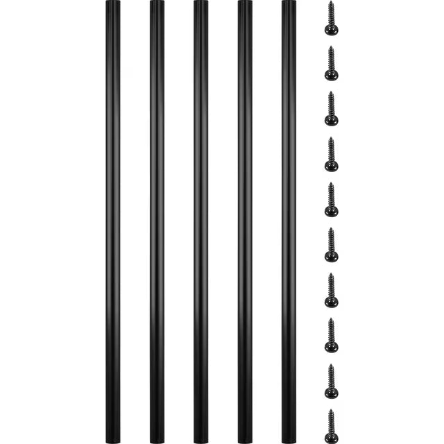 51 Pack Hollow Round Balusters Kits 36 inch Staircase Baluster with Screws